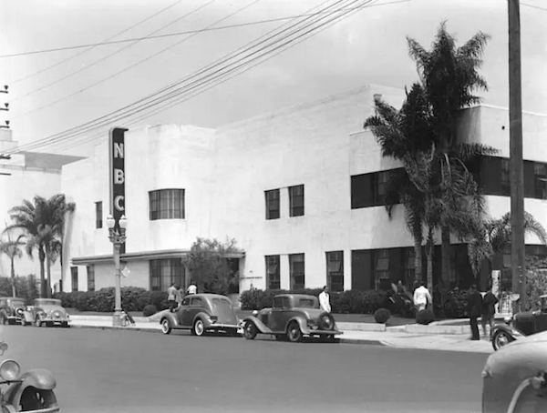 The former NBC Radio Studios on 5515 Melrose Avenue, 1935.