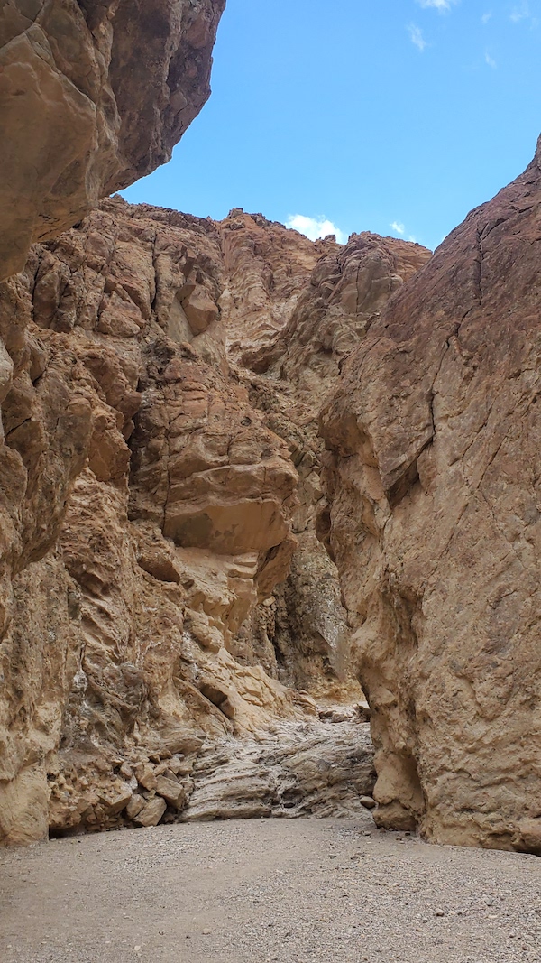 Golden Canyon in Death Valley.